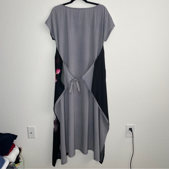 Alembika Floral Flowy Midi Dress Vacation Beach Coastal Size Small - Picture 5 of 13